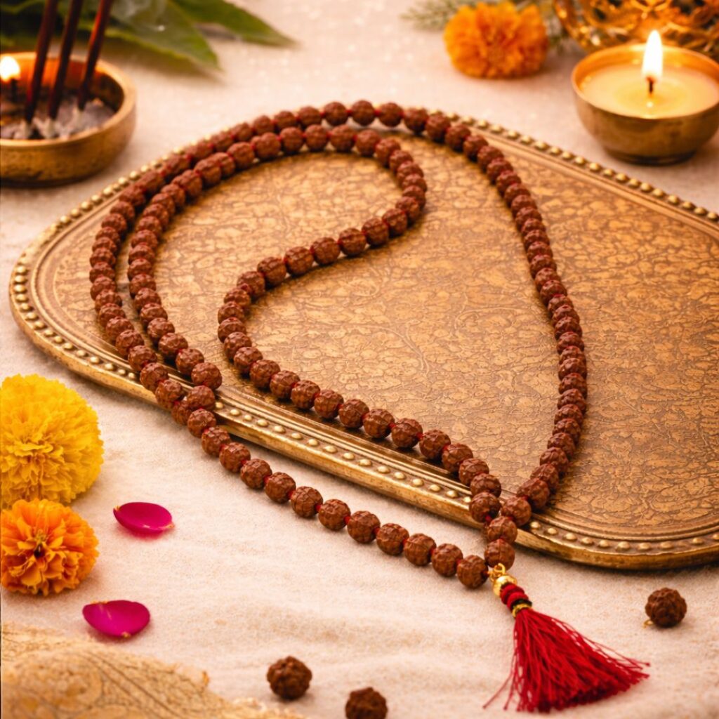 5 Mukhi Rudraksha Mala