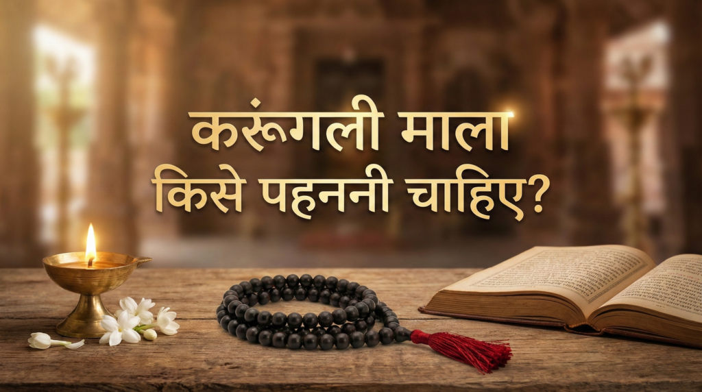 Who should wear Karungali Mala?