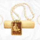 Hanuman Locket Hare Rama Hare Krishna Round Beads Mala 1